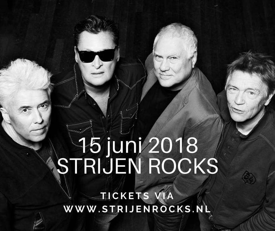 Golden Earring June 15, 2018 Strijen Rocks festival show announcement